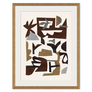 NEUTRAL FRAMED ABSTRACT