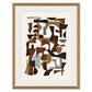 NEUTRAL FRAMED ABSTRACT