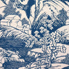 CANTON WALLPAPER SAMPLE - TEAL ON IVORY