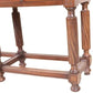 JACOBEAN STYLE MAHOGANY TABLE WITH CARVED LEGS