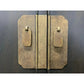CHOCOLATE BROWN ASIAN STYLE ARMOIRE