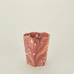 HAND MARBLED COLLAPSABLE BASKET