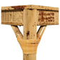 Bamboo and Woven Raffia Vintage Games Table