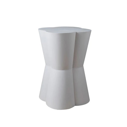 CHALK WHITE CLOVER SIDE TABLE