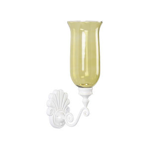 WORTH CANDLE SCONCE  - CHARTREUSE
