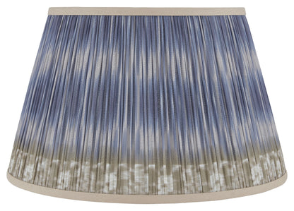SILK IKAT SHIRRED LAMP SHADE