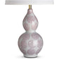FLORAL CERAMIC TABLE LAMP IN MULTIPLE COLORS