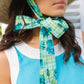 Hollyhock Sun Hat - White Long Grosgrain Ribbon