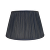 SHIRRED SILK LAMPSHADE IN MULTIPLE COLORS - Slate