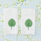 Meg Braff Fan Powder Bath Towels (pair)