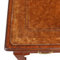 LEATHER TOP WRITING DESK WITH MING STYLE LEGS