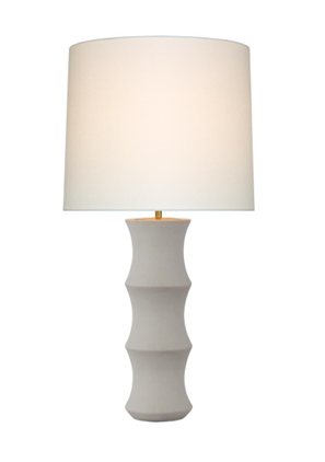 POROUS FAUX BAMBOO TABLE LAMP