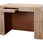 WICKER SCALLOP WRITING DESK