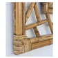 MODERN ORGANIC RATTAN AND BAMBOO WALL MIRROR