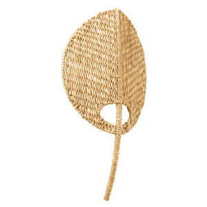 RATTAN FAN SCONCE