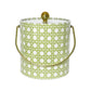 CANE BRASS & ACRYLIC ICE BUCKET