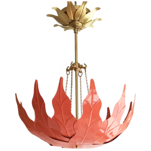 OOMPH X MEG BRAFF PINK PETAL CHANDELIER