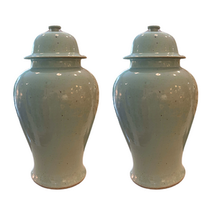 CELADON GINGER JARS