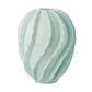 LARGE CERAMIC RUFFLED VASE