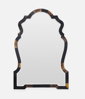 LARGE CHIPPENDALE STYLE HORN MIRROR