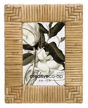 RATTAN WRAPPED PICTURE FRAMES