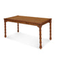 MAPLE BROWN BAMBOO DESK WITH DRAWER