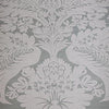 VENISE WALLPAPER SAMPLE - WHITE ON ICE GRASSCLOTH